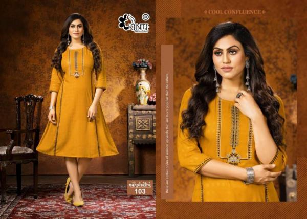 Kinti Nakshatra Rayon Designer Kurtis Collection